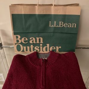 LL Beans Men’s XL Wool Sweater - Never Worn!